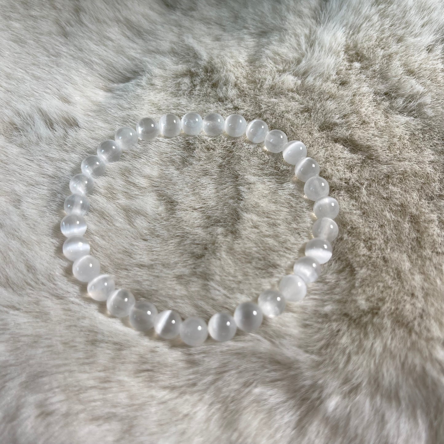 Selenit Armband