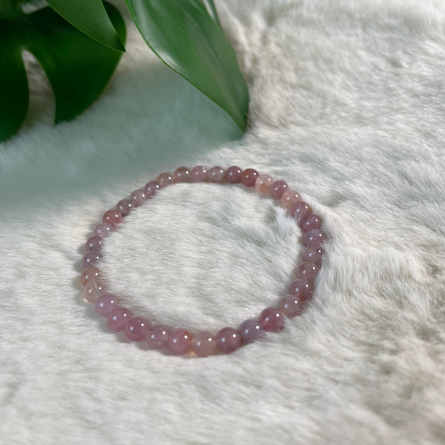 Rosenquarz Armband ( Extra-Qualität )
