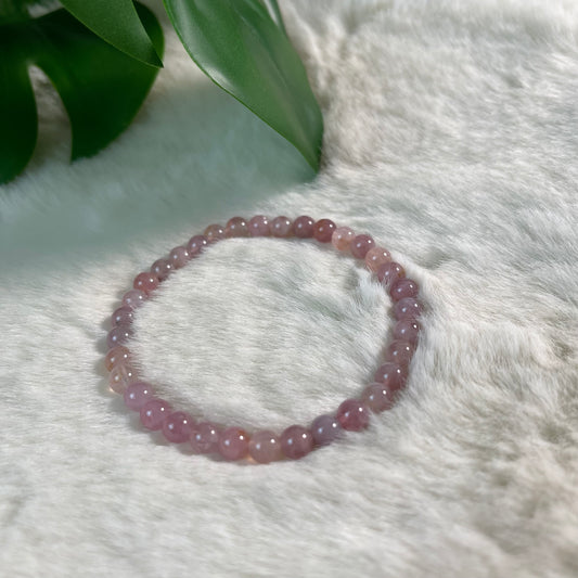 Rosenquarz Armband ( Extra-Qualität )