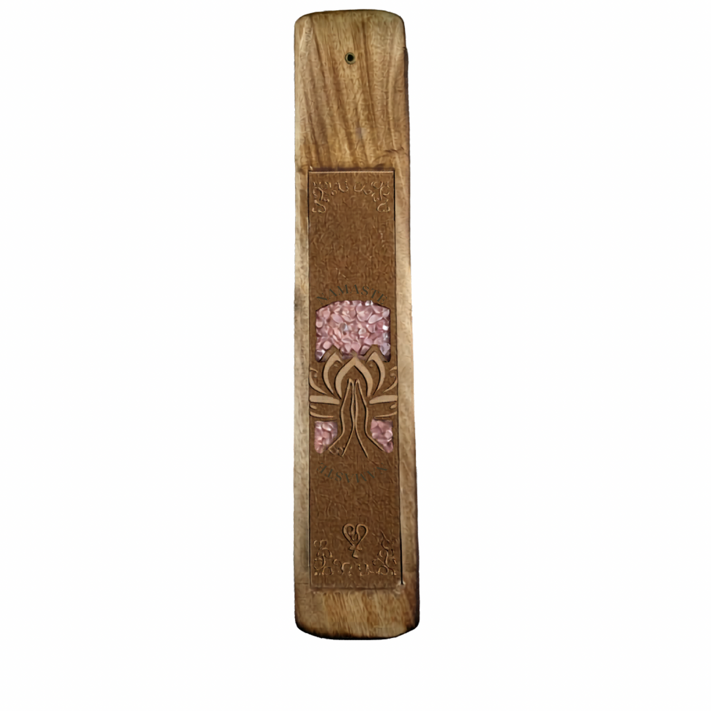 Räucherstäbchenhalter Namaste Rosenquarz