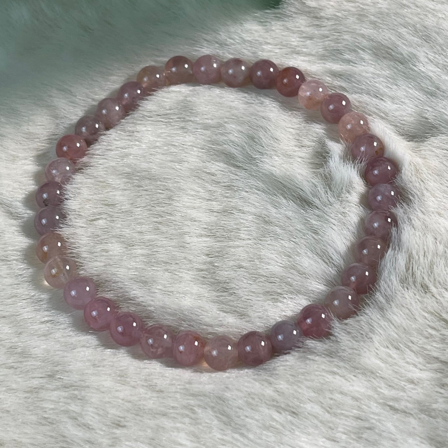 Rosenquarz Armband ( Extra-Qualität )